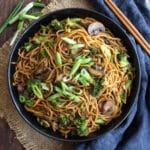 Broccoli Mushroom Ramen Noodles Recipe