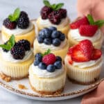 Mini Cheesecakes from a Muffin Pan Recipe