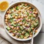 Chickpea Cucumber Feta Salad Recipe