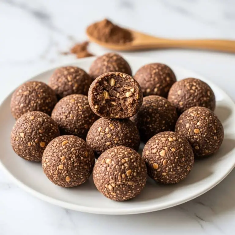 Chocolate Peanut Butter Quinoa Crunch Bites Recipe