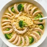 Cheesy Chicken Broccoli Orzo Recipe