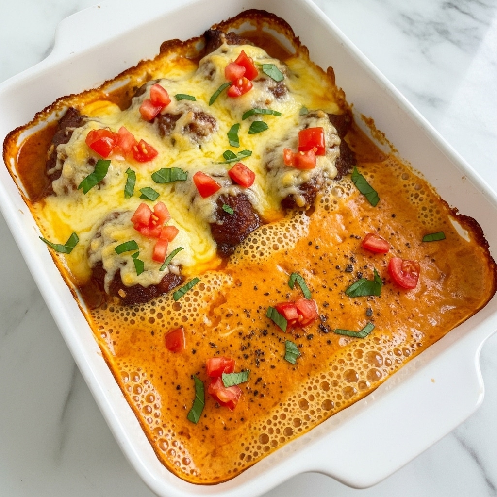 A white plate holds a single, golden-brown cooked chicken piece covered in a creamy orange sauce with small chunks of tomato and green herbs sprinkled on top. To the right of the chicken, there is a fresh, light green shredded lettuce layer. The plate is set on a white marbled surface. Photo taken with an iphone --ar 4:5 --v 7
