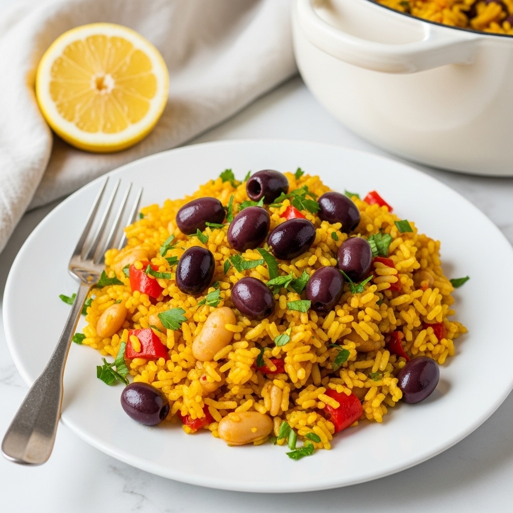 One-Pot Mediterranean Chickpeas & Rice Recipe