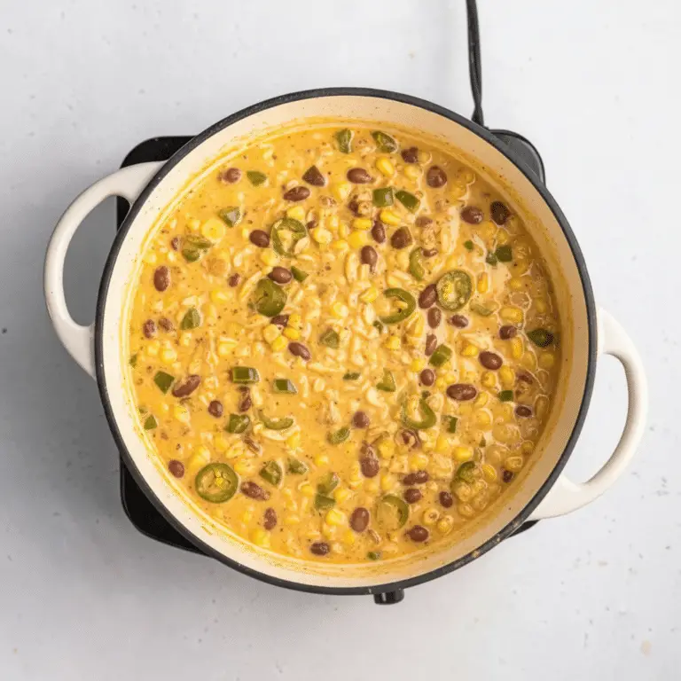 Easy Chicken, Poblano, and Black Bean Soup Recipe