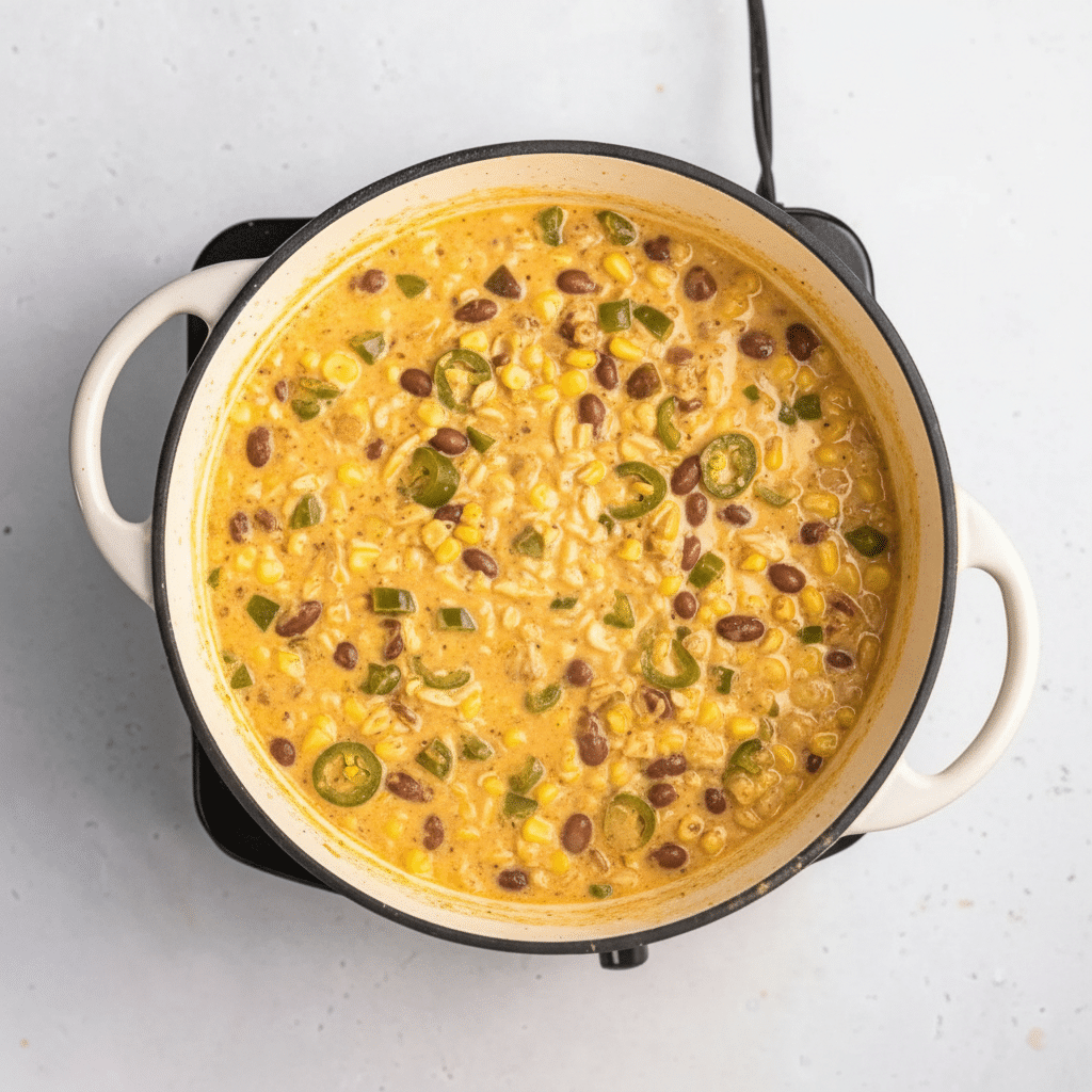 Easy Chicken, Poblano, and Black Bean Soup Recipe