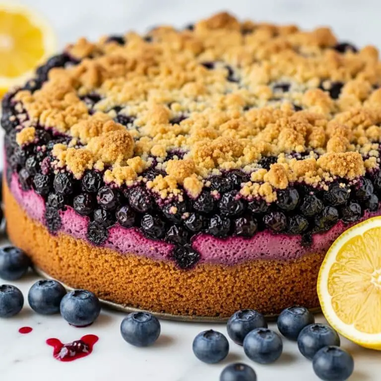 Bursting Blueberry Crumb Cake Recipe