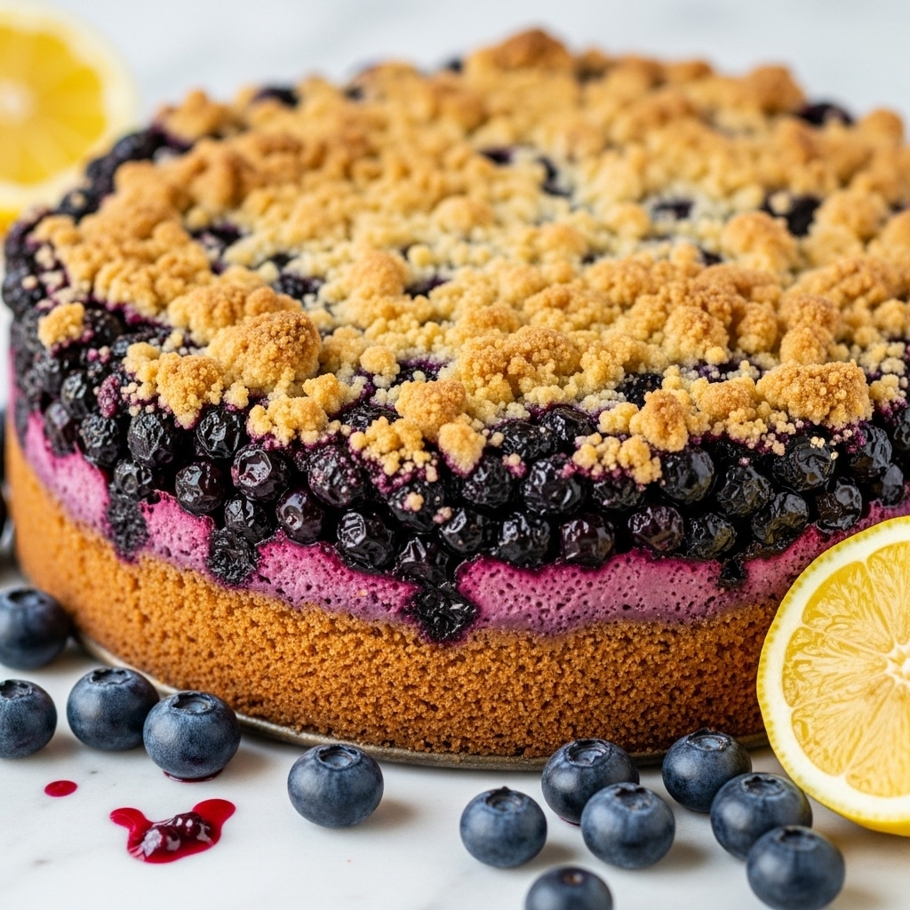 Bursting Blueberry Crumb Cake Recipe