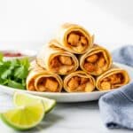 Baked Cream Cheese Chicken Taquitos Recipe