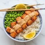 Bang Bang Salmon Bites with Spicy Thai Chili Sauce Recipe