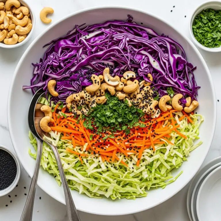 Asian Slaw with Sesame Ginger Dressing Recipe