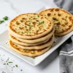 Air Fryer Garlic Naan Bread Recipe