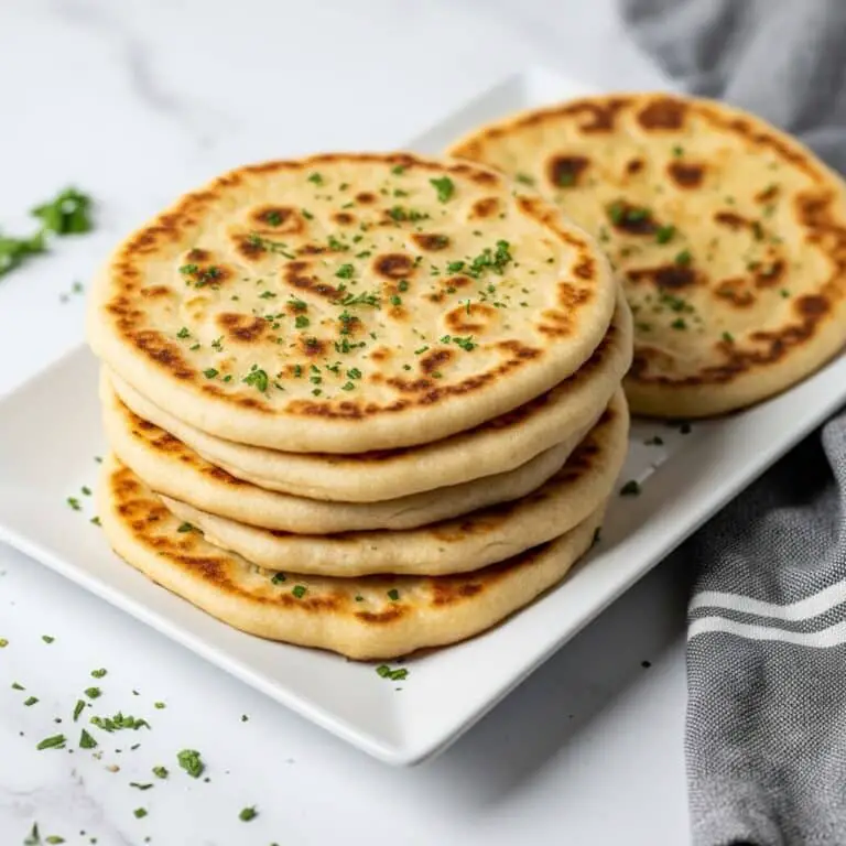 Air Fryer Garlic Naan Bread Recipe