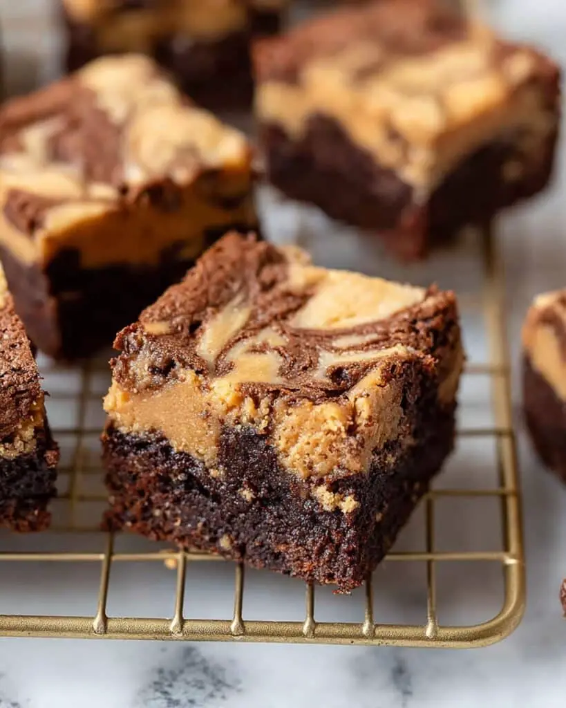 Fudgy Peanut Butter Brownies Recipe
