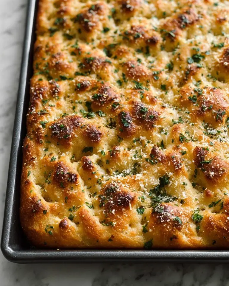 Garlic Bread Focaccia Recipe