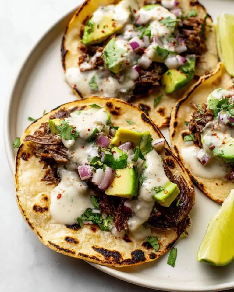 Crockpot Shredded Beef Tacos Recipe