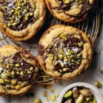 Dark Chocolate Chunk Pistachio Cookies Recipe