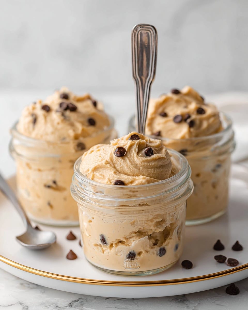 Greek Yogurt Cookie Dough with Protein and Chocolate Chips Recipe