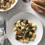 Gnocchi with Creamy Mushroom Sauce Recipe