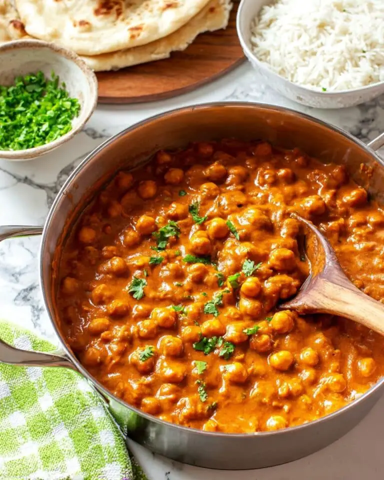 30-Minute Indian Butter Chickpeas Recipe