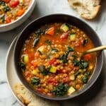 Italian Lentil Vegetable Soup Recipe