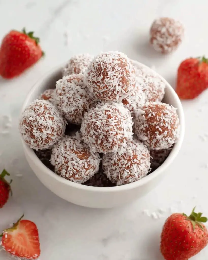 Strawberry Bliss Balls Recipe