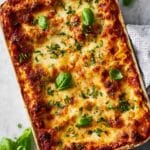 Vegetarian Roasted Veggie Lasagna with Ricotta and Spinach Recipe