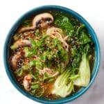 Ginger Garlic Noodle Soup with Bok Choy Recipe