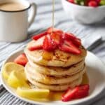 Lemon Greek Yogurt Pancakes Recipe