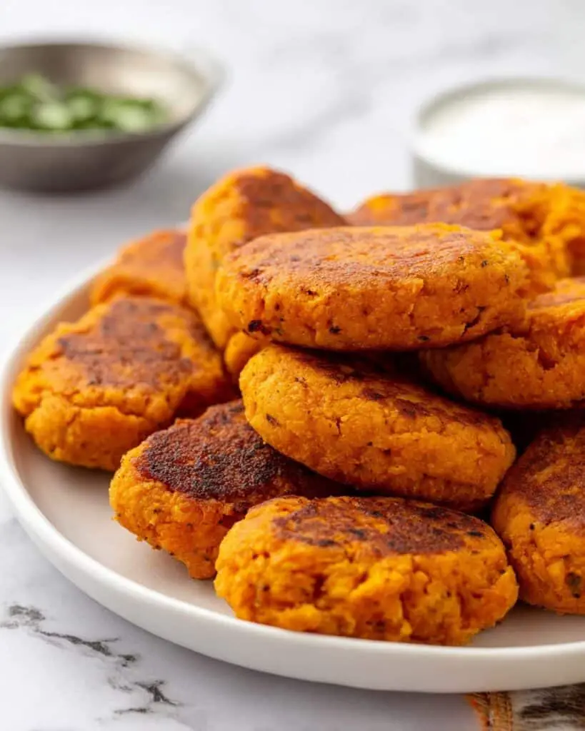 Homemade Sweet Potato Tots with Red Lentils Recipe