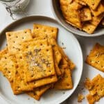 Gluten-Free Chickpea Crackers with Thyme and Olive Oil Recipe