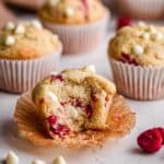 White Chocolate Raspberry Muffins Recipe