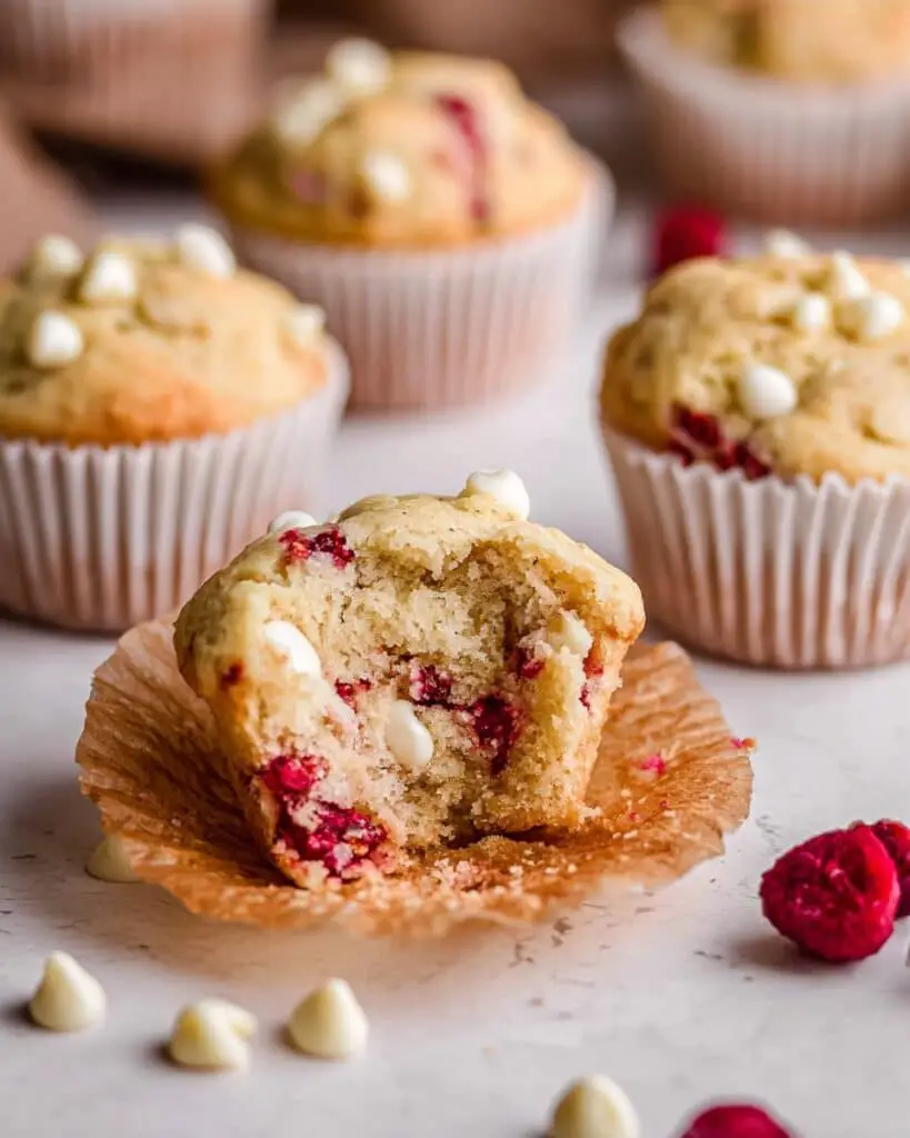 White Chocolate Raspberry Muffins Recipe