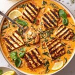 Marry Me Halloumi with Sun-Dried Tomato Cream Sauce Recipe