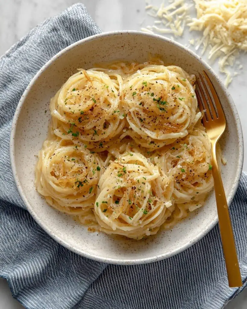 Caramelized Onion Pasta Recipe