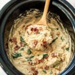 Slow Cooker Creamy Tuscan Chicken Orzo Recipe