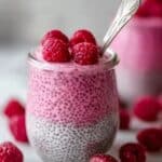 Raspberry Chia Pudding Sweetened with Maple Syrup Recipe