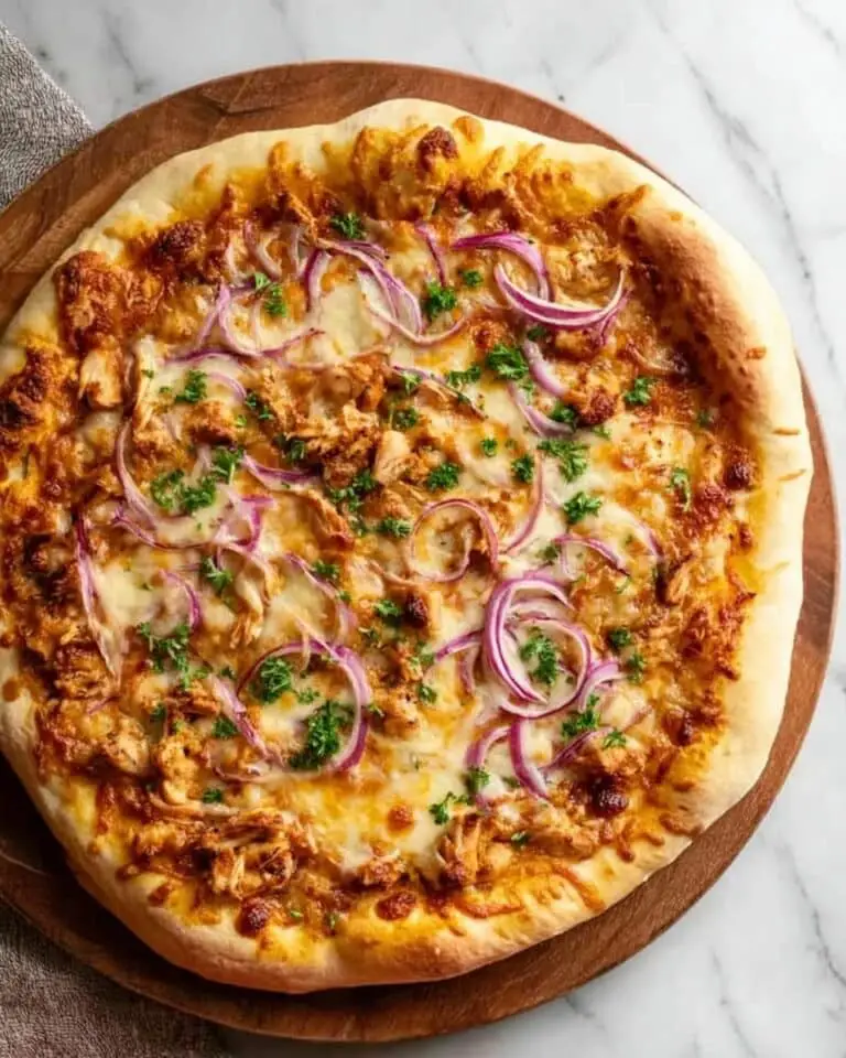 Homemade BBQ Chicken Pizza Recipe