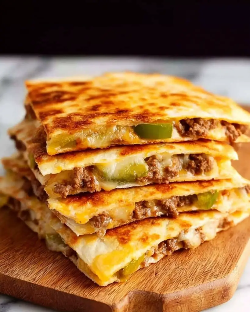 Cheeseburger Quesadillas Recipe