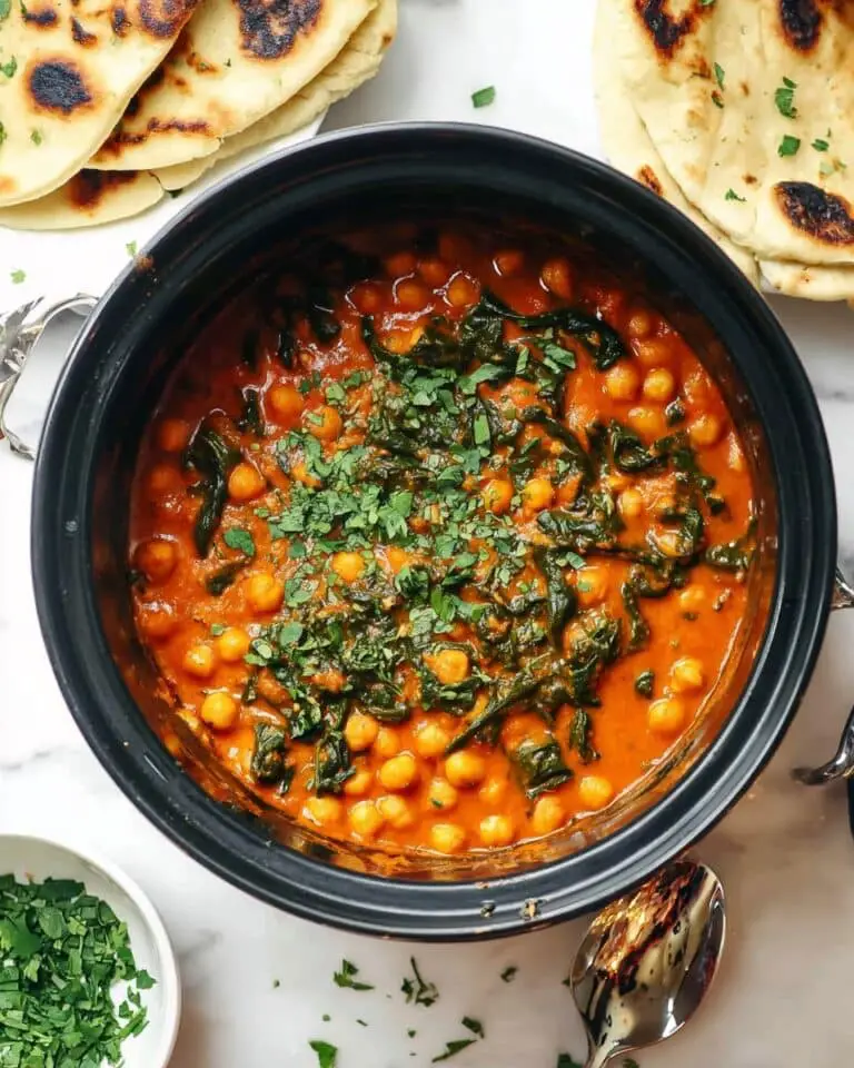 Slow Cooker Chickpea Curry Recipe