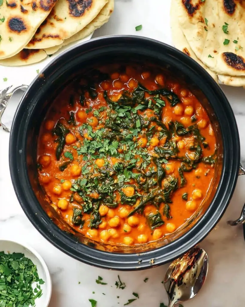 Slow Cooker Chickpea Curry Recipe