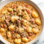 Ground Beef Gnocchi in Creamy Tomato Sauce Recipe