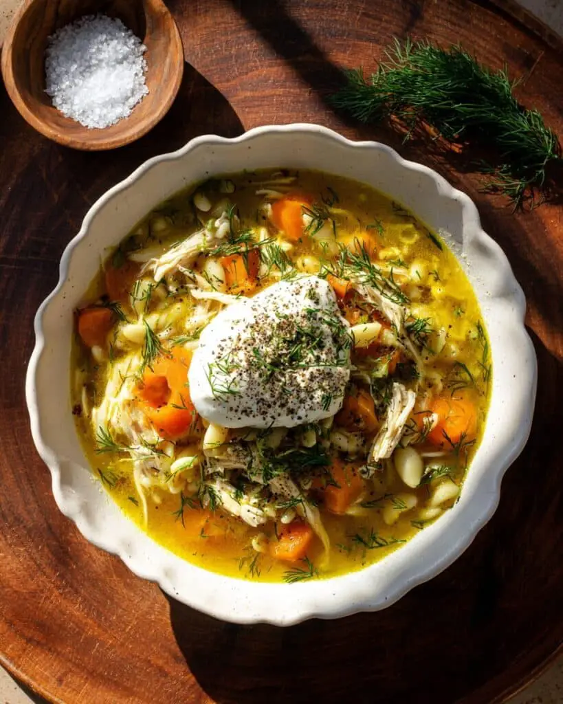Herby Chicken & Orzo Soup Recipe