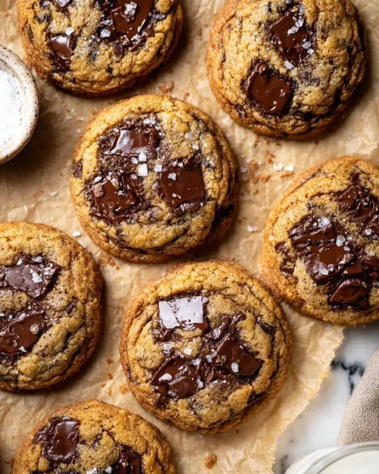 Brown Butter Sourdough Chocolate Chip Cookies Recipe