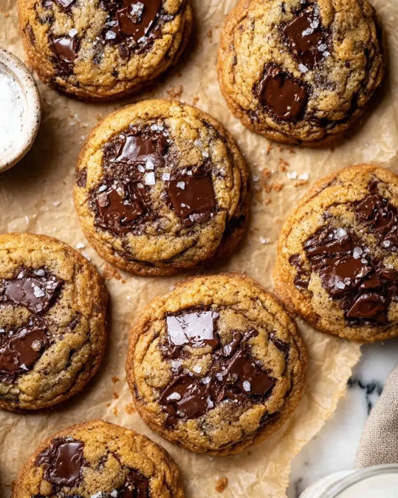 Brown Butter Sourdough Chocolate Chip Cookies Recipe