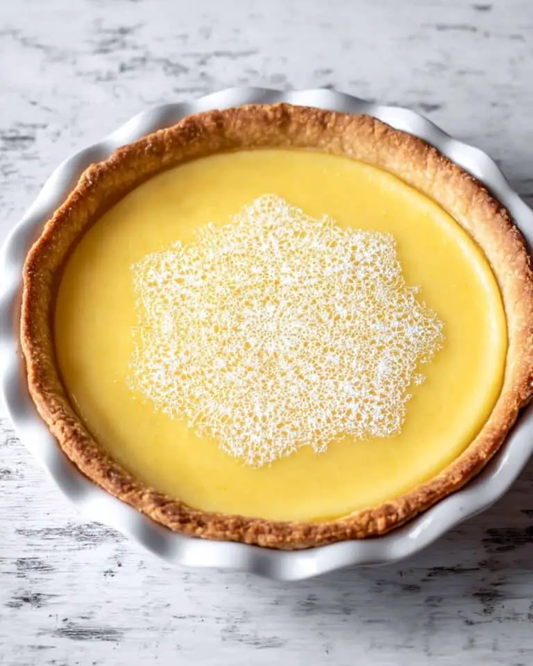 Lemon Custard Pie Recipe
