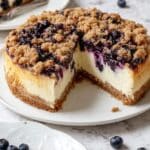 Blueberry Crumble Cheesecake Recipe