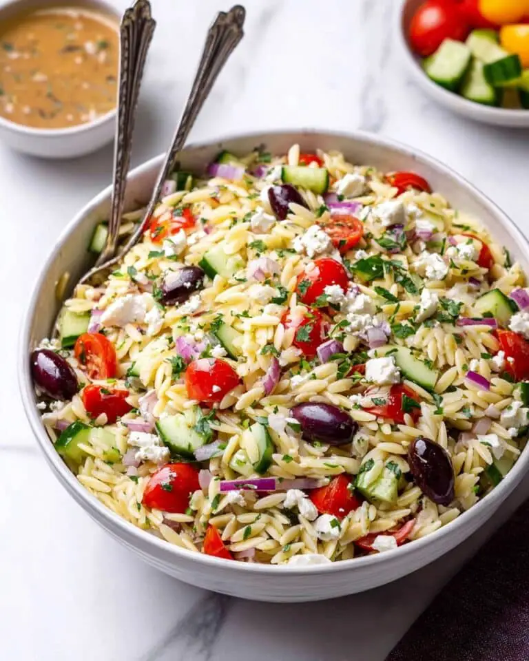 Greek Orzo Salad Recipe