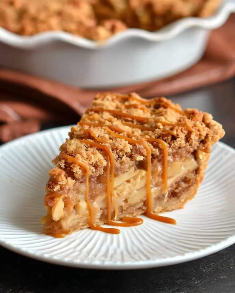 Caramel Apple Pie with Cookie Crust and Dulce de Leche Recipe