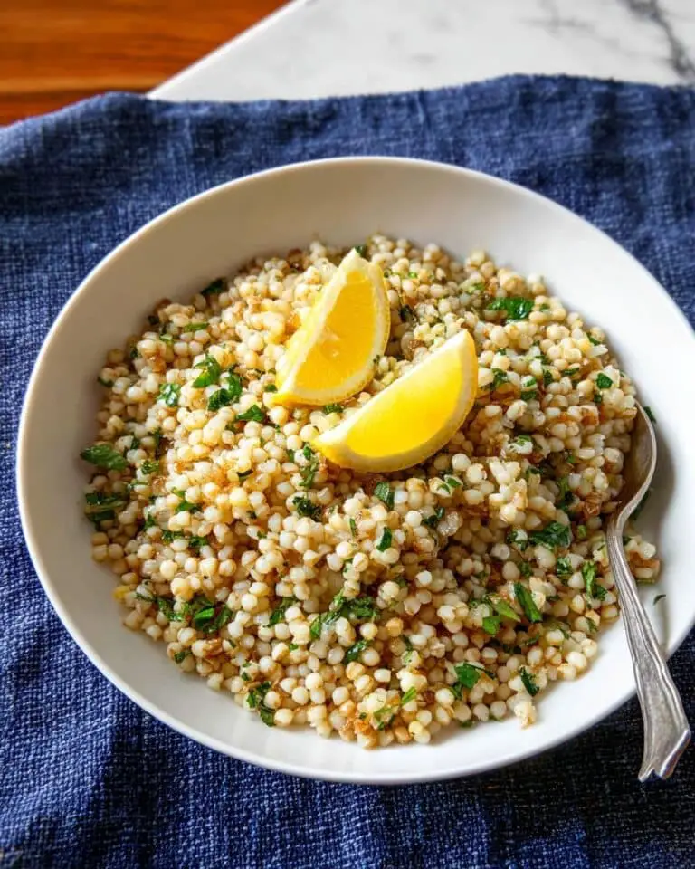 Lemon Pearl Couscous Recipe