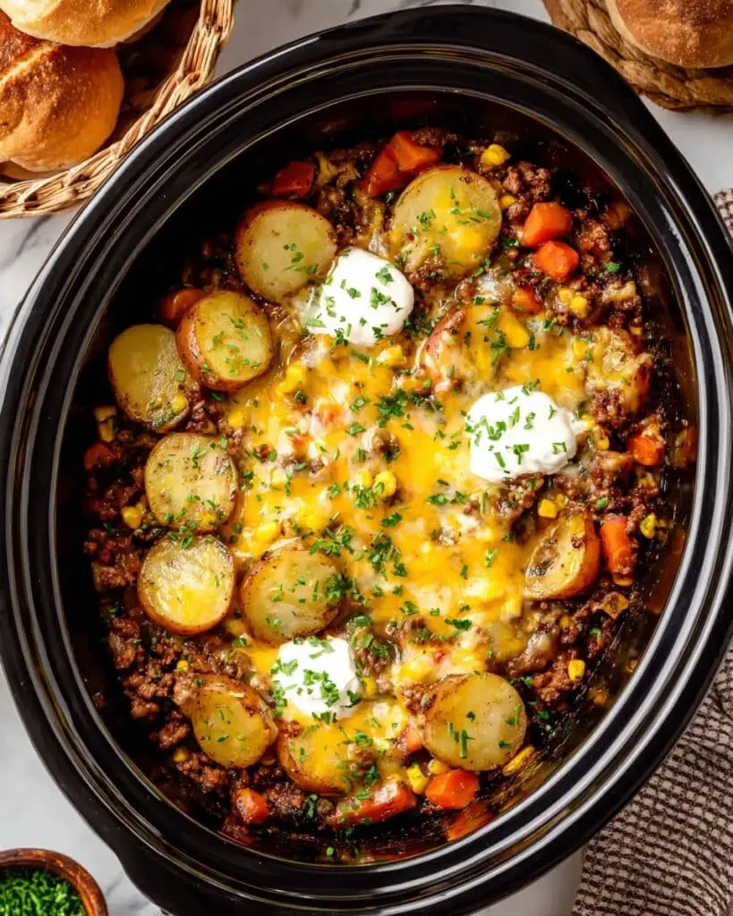 Crock Pot Cowboy Casserole Recipe